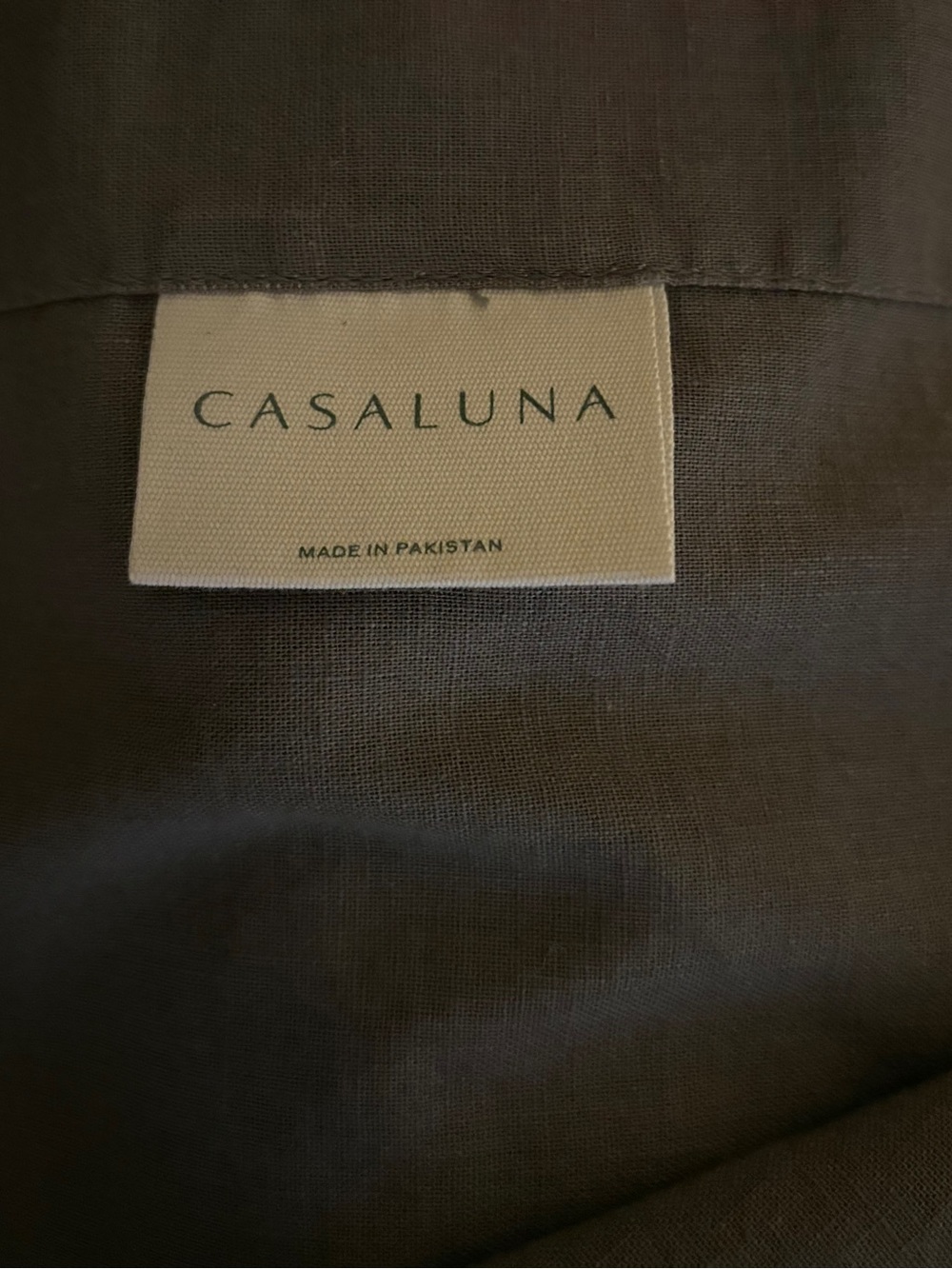 Casaluna Linen Blend Shower Curtain - Picture 3 of 4